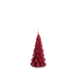 Rustik Lys - Christmas tree candle raspberry S