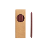Rustik Lys - Little candles Eggplant L