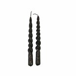 Branded by - Dinner candle Sparkle twisted black