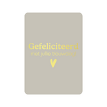 Card Gefeliciteerd met jullie trouwdag!