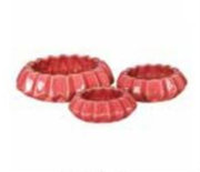 Broste Copenhagen - Candle plate Luana Rose of sharon s/3