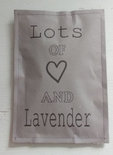 (Op) de Maalzolder - Scented sachet Lots of love