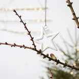 House Doctor - Ornament Star open White