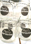 (Op) de Maalzolder - Tealight Merry Christmas black