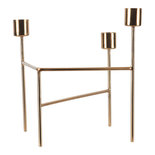 House Doctor - Candle holder Three Brushed brass