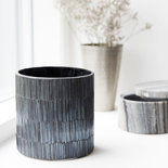House Doctor - Tealight Pipe Black/grey