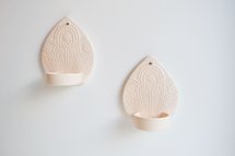 Kesemy design - Wall candleholder Lighten up Peach S