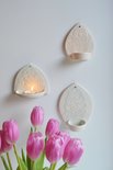 Kesemy design - Wall candleholder Lighten up Peach S