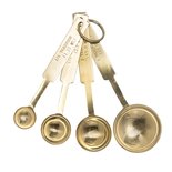 Bloomingville - Measuring Spoon Gold S/4