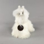Inkari - Alpaca stuffed animal Suri ivory Small