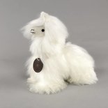 Inkari - Alpaca stuffed animal Suri ivory Small