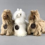 Inkari - Alpaca stuffed animal Suri gold Small