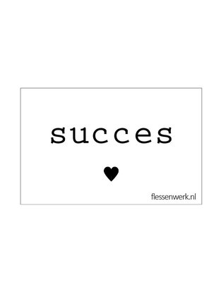 Flessenwerk - Card Succes