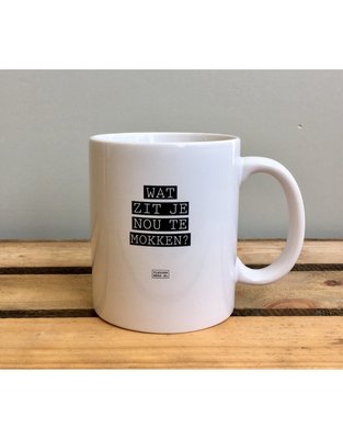 Flessenwerk - Mug Wat zit je nou te mokken