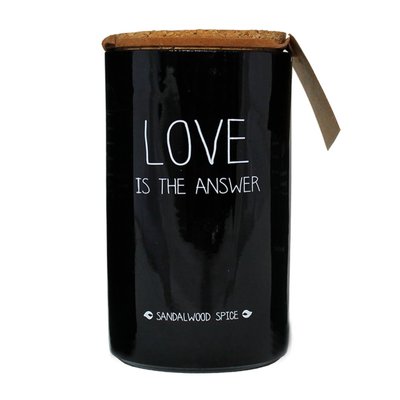 My flame - Soy candle Love is the answer Sandelwood spice