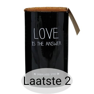 My flame - Soy candle Love is the answer Sandelwood spice