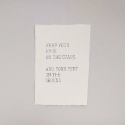 (Op) de Maalzolder - Poster Keep your eyes on the stars