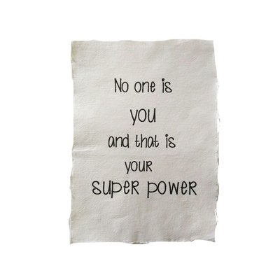 (Op) de Maalzolder - Poster No one is you