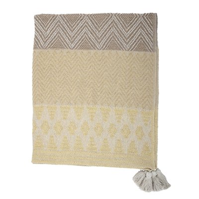 Bloomingville - Throw Nature / yellow 21