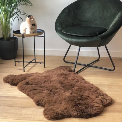 Inkari - Handmade Alpaca rug Reina Walnut