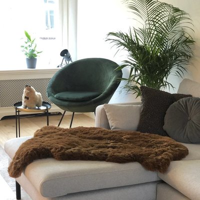 Inkari - Handmade Alpaca rug Reina Walnut