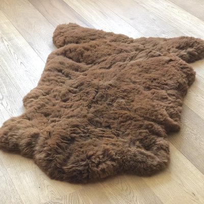 Inkari - Handmade Alpaca rug Reina Walnut