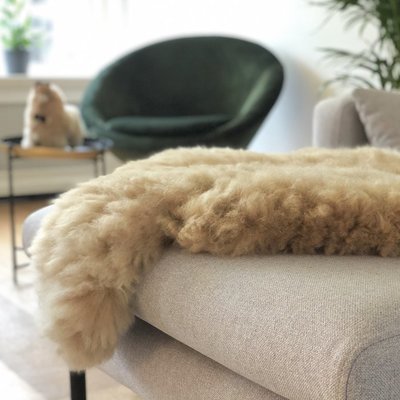 Inkari - Handmade Alpaca rug Reina Sandstone