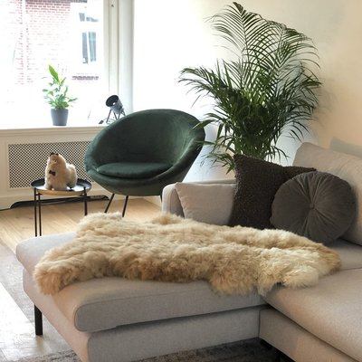 Inkari - Handmade Alpaca rug Reina Sandstone