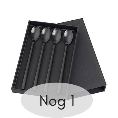Broste Copenhagen - Hune - Long Spoon Black - Sale