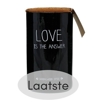 My flame - Soy candle Love is the answer Sandelwood spice