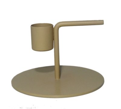 Branded By - Candle holder Fem beige