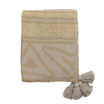 Bloomingville - Throw Nature / yellow 24