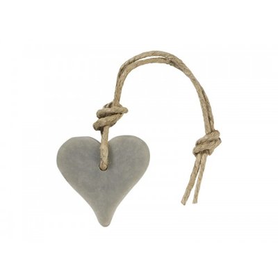 Mijn Stijl - Soap Heart light grey cotton
