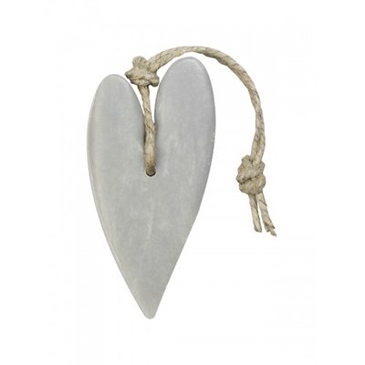 Mijn Stijl - Soap Heart XL light grey cotton