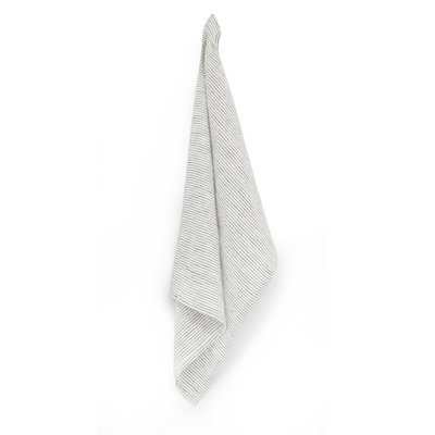 Puur lifestyle - Linen tea towel Pinstripe black/white