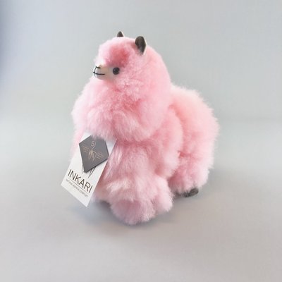 Inkari - Alpaca stuffed animal Cotton candy S Limited edition