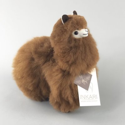 Inkari - Alpaca stuffed animal Walnut S