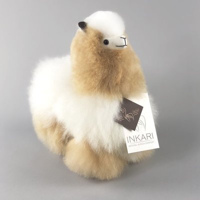 Inkari - Alpaca stuffed animal Ivory blond S