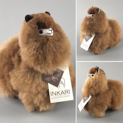 Inkari - Alpaca stuffed animal Karamel S