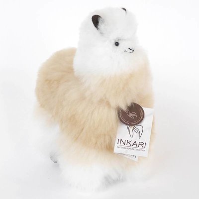 Inkari - Alpaca stuffed animal Ivory blond M