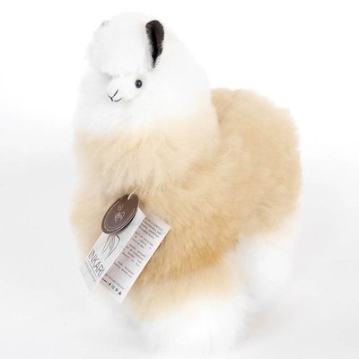 Inkari - Alpaca stuffed animal Ivory blond M