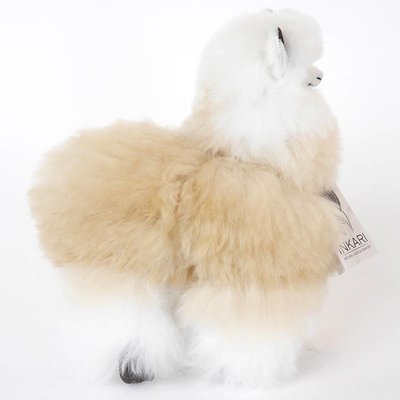 Inkari - Alpaca stuffed animal Ivory blond M
