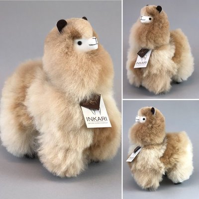 Inkari - Alpaca stuffed animal Sandstone M