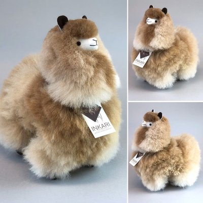Inkari - Alpaca stuffed animal Sandstone M