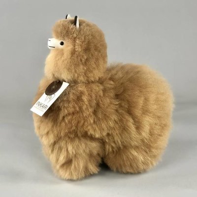 Inkari - Alpaca stuffed animal hazelnut M