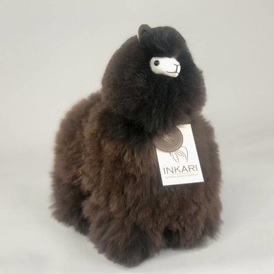 Inkari - Alpaca stuffed animal Cacao M