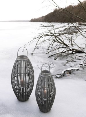 Broste Copenhagen - Lantern Aleta Dove grey S