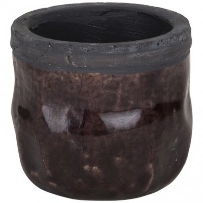 PTMD - Mason paarse ronde pot keramiek xs