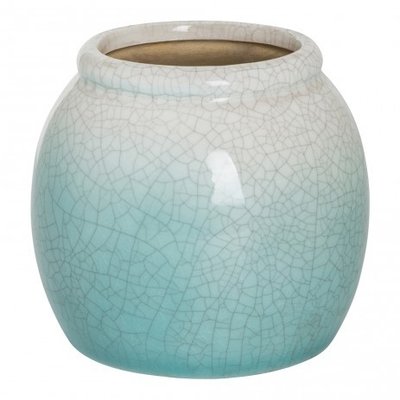 PTMD - Jamaican blue ceramic former pot s