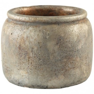 PTMD - Finley brown Cement pot round xs